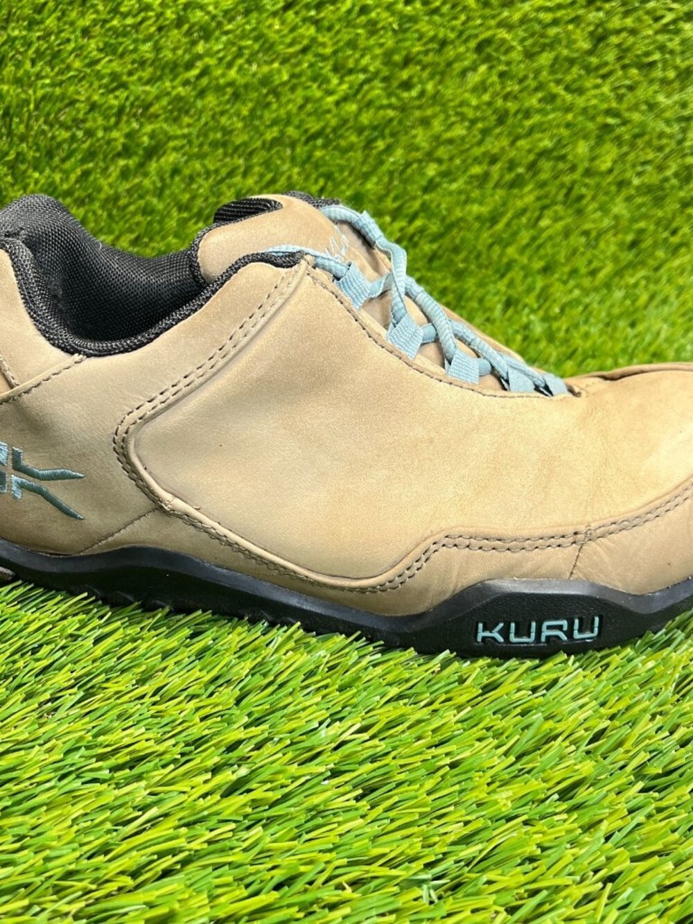 Kuru Chicane Womens Size 9 Brown Black Athletic Leather Walking Shoes Sneakers